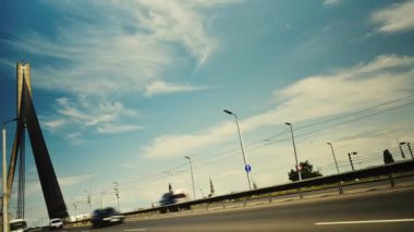 Zaman atlamalı vant Köprüsü'nde Riga Merkezi