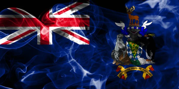 Южная Георгия Южные Сандвичевы Острова Дымовой Флаг Британские Заморские Территории — стоковое фото