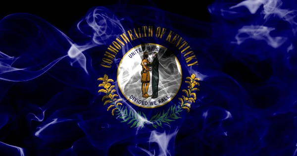 Bandiera Del Fumo Dello Stato Del Kentucky Stati Uniti America — Foto Stock