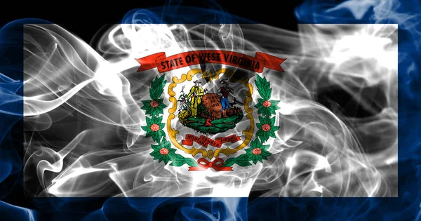 Batı Virginia Eyaleti Sigara Bayrağı Amerika Birleşik Devletleri — Stok fotoğraf