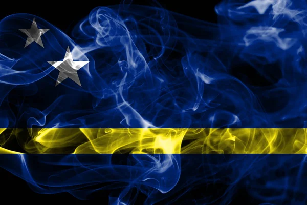 Curacao Füst Zászló Hollandia Függő Terület Zászló — Stock Fotó