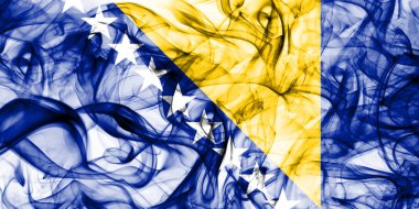 Bosna-Hersek duman bayrağı