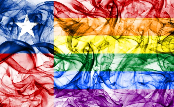 Chile Gay smoke flag, Chile flag