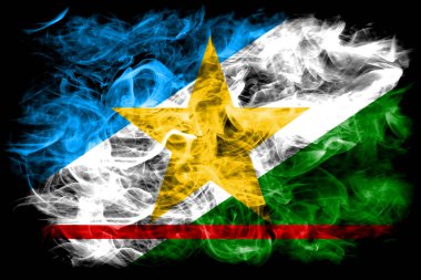 Roraima smoke flag, state of Brazil clipart