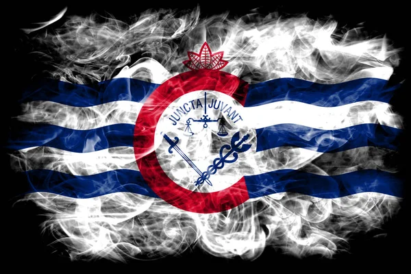 Cincinnati city smoke flag, Ohio State, United States Of America