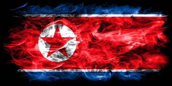 Rookvlag Noord Korea — Stockfoto