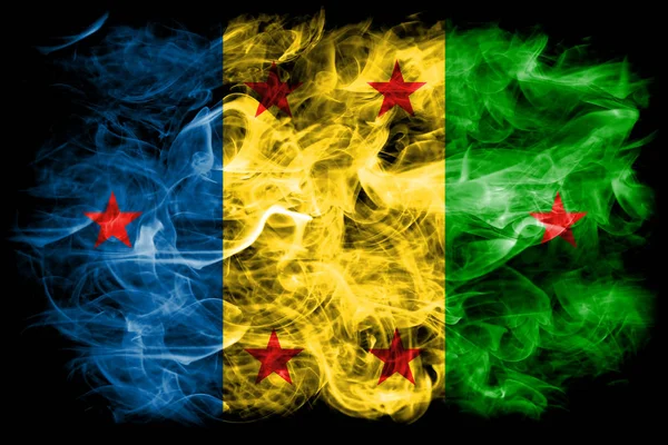 Rauchfahne Des Königreichs Ogoni Flagge Des Abhängigen Territoriums — Stockfoto