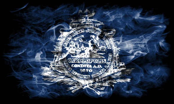 Charleston City Smoke Flag South Carolina State Estados Unidos América — Fotografia de Stock