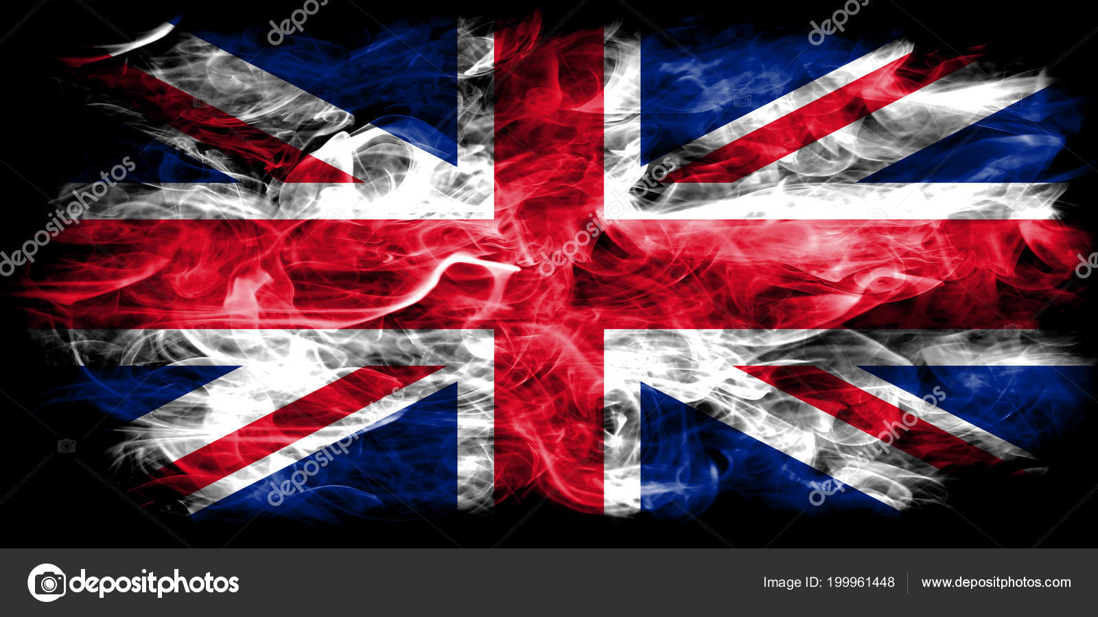 イギリス煙旗 ユニオンジャック旗 ストック写真 C Vladem イギリス煙旗 ユニオンジャック旗 ストック写真 C Vladem