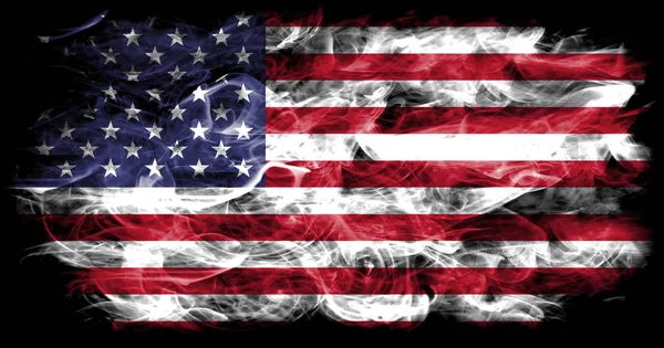 United States America Smoke Flag American Flag Usa Flag — Stock Photo, Image