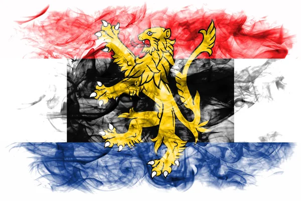 Benelux Smoke Flag Politico Economic Union Belgium Netherlands Luxembourg — Stock Photo, Image