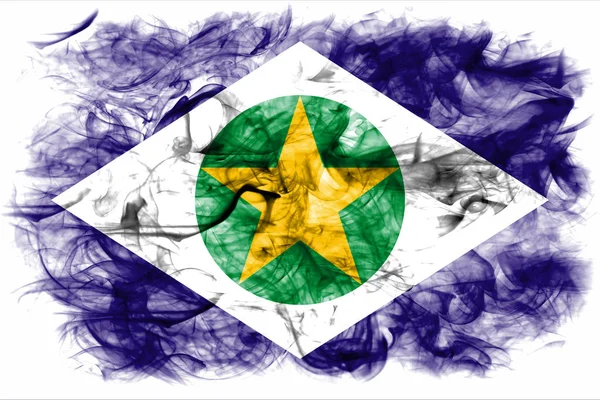 Флаг Дыма Мату Гросу Штаты Бразилии — стоковое фото