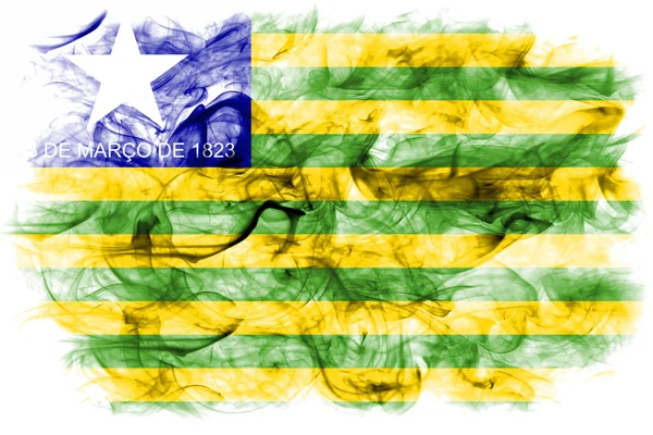 Bandera Humo Piaui Estados Brasil — Foto de Stock