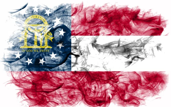 Georgia State Smoke Flag Estados Unidos América — Fotografia de Stock