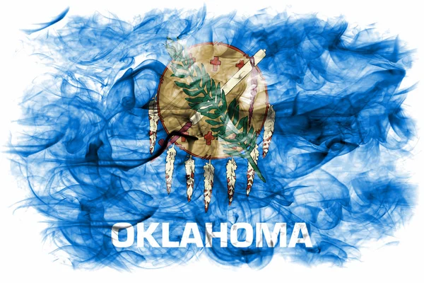 Oklahoma Staat Rook Vlag Verenigde Staten Van Amerika — Stockfoto