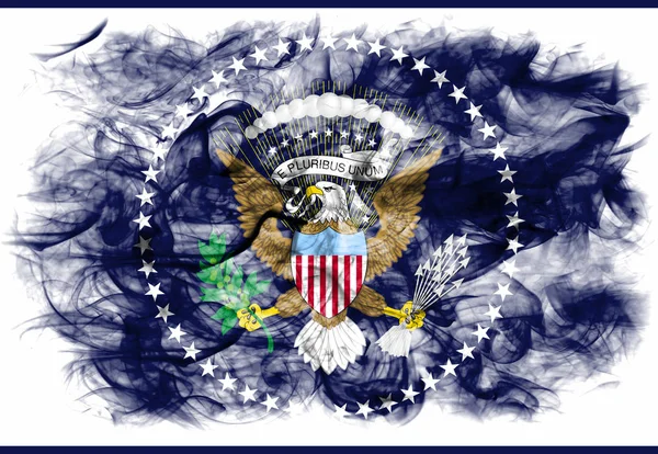 Amerika Birleşik Devletleri Başkanı Sigara Içen Bayrak Amerika Birleşik Devletleri — Stok fotoğraf