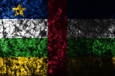 Orta Afrika Cumhuriyeti grunge eski bayrağı
