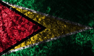 Guyana grunge eski bayrağı