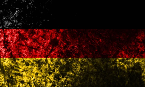 Německo Grunge Stará Vlajka — Stock fotografie