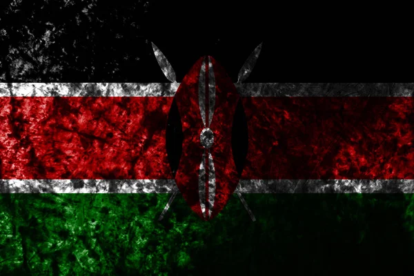 肯尼亚旧国旗 — 图库照片