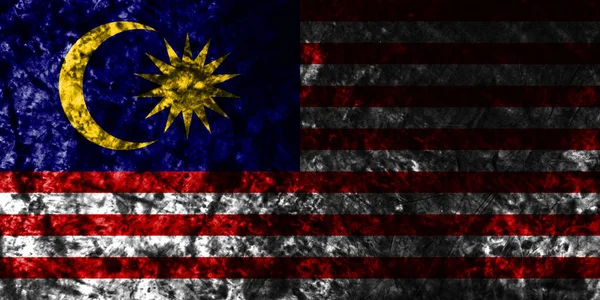 Malajsie Grunge Stará Vlajka — Stock fotografie