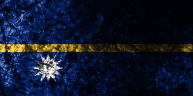 Nauru eski grunge bayrak