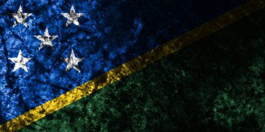 Solomon Adaları grunge bayrağı