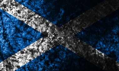 İskoçya eski grunge bayrak