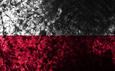 Polonya eski grunge bayrak