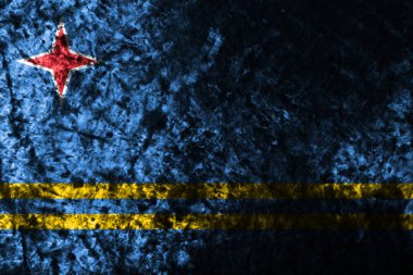  Aruba grunge bayrak, Hollanda bağımlı bölge bayrak