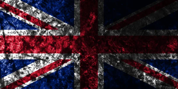 Egyesült Királyság Grunge Zászló Lobogó Union Jack — Stock Fotó