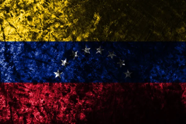 Venezuela Stará Grunge Vlajka — Stock fotografie