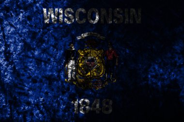 Wisconsin eyalet grunge bayrak, Amerika Birleşik Devletleri