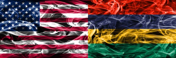 Vereinigte Staaten Gegen Mauritische Rauchfahnen — Stockfoto