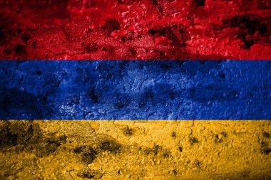Eski grunge Ermenistan arka plan bayrak