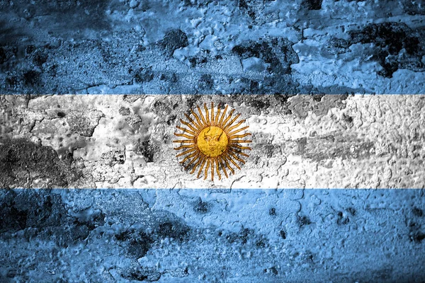 Antiguo Grunge Bandera Fondo Argentina — Foto de Stock