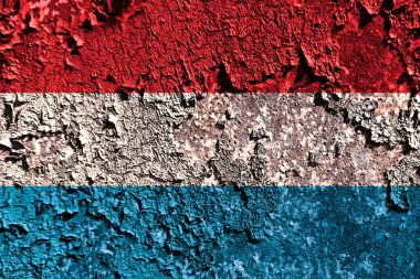 Eski grunge Lüksemburg arka plan bayrak
