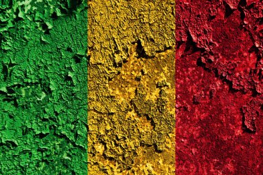 Eski grunge Mali arka plan bayrak