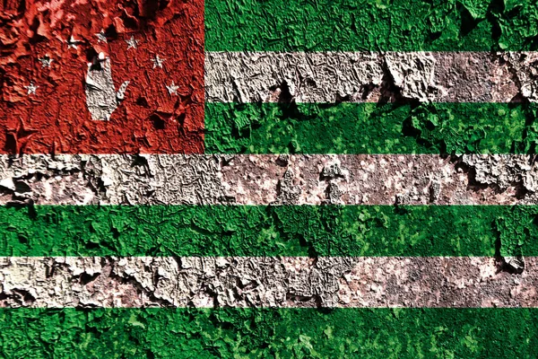 Eski grunge Abhazya arka plan bayrak