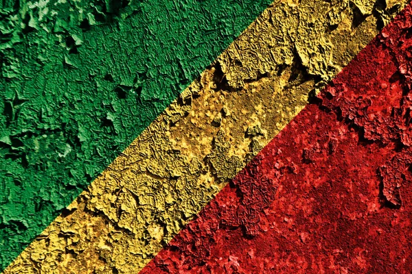 Eski grunge Kongo arka plan bayrak