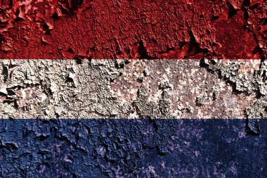 Eski grunge Hollanda arka plan bayrak