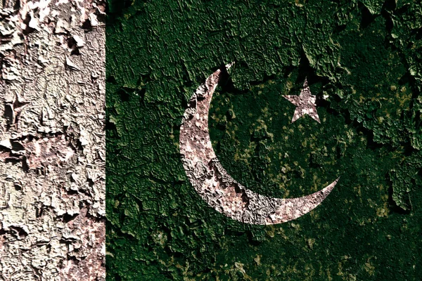 Alte Grunge Pakistan Hintergrundfahne — Stockfoto