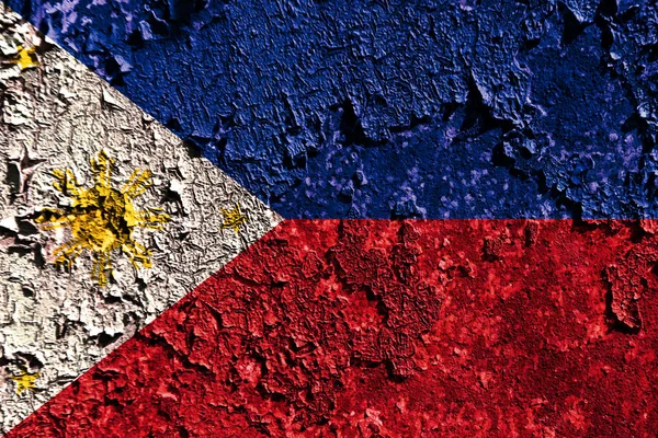 旧垃圾菲律宾背景标志 — 图库照片
