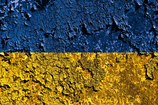 旧的垃圾乌克兰背景标志 — 图库照片