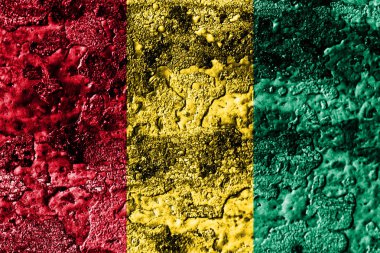 Gine grunge paslı metal doku bayrak, pas metal arka plan