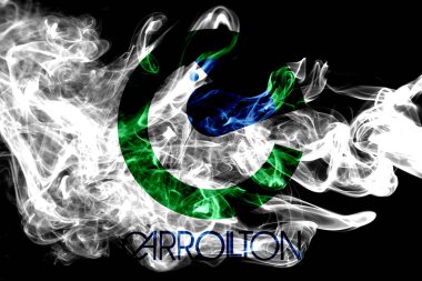 Carrollton City duman bayrağı, Teksas Eyaleti, Amerika Birleşik Devletleri