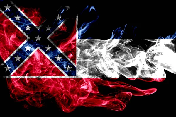 Mississippi State Smoke Flag Estados Unidos América — Fotografia de Stock