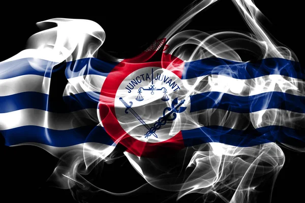 Cincinnati city smoke flag, Ohio State, United States Of America