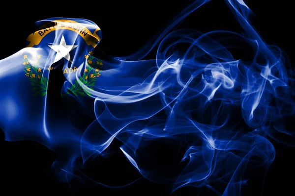 ネバダ州の煙旗 アメリカ合衆国 — ストック写真