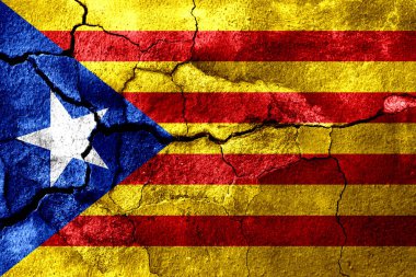 Catalonia paslı doku bayrak, paslı arka plan